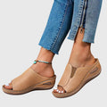 Stine – Supportive Sandals – Beige / 38