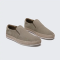Suede Summer Loafers – Khaki / 38