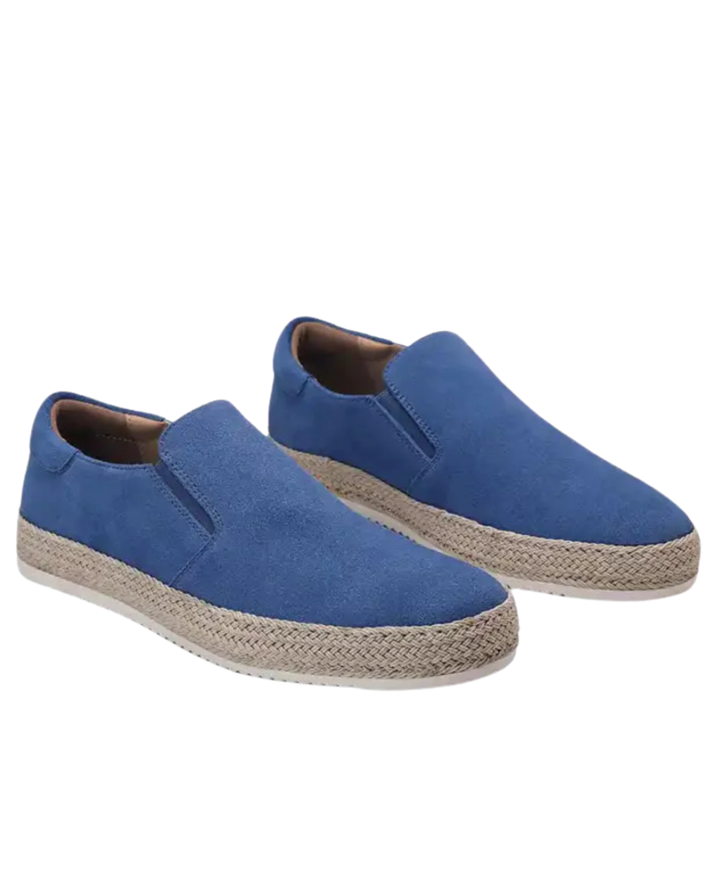 Suede Summer Loafers – Blue / 38