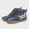 Tanja – Cat-Inspired Boots – Orange / 38