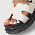 Tanja – Supportive Sandals – Khaki / 36