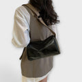Tanja – Vintage Shoulder Bag – Dark Brown