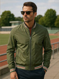 Theo – Casual Bomber Vest – Green / 2XL