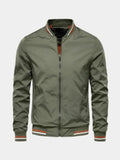 Theo – Casual Bomber Vest – Green / M