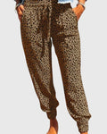 Thilde – Lion Print Pants – Green / M
