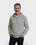 Tobias – Cardigan in merino wool – Grey / S