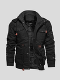 Tobias – Classic wool peacoat – Black / S