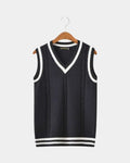 Tobias – Short Sleeve Jumper – Navy Blue / M