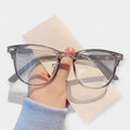Trine – Blue light glasses – Grey / Anti-reflective fabric