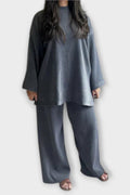 Trine – Long sleeve set – Black / M