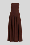 Trine – Maxi dress – Brown / S