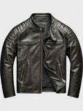 Troels – Premium leather jacket – Vintage Brown / XL