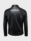 Ulrik – Premium Moto Leather Jacket – Black / 2XL