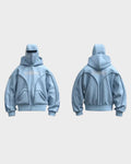 Veera – Balaklava hoodie – Light Blue / L