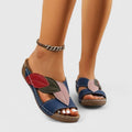 Vibeke – Supportive Sandals – Blue / 36