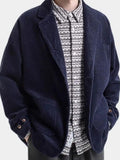 Victor – Winter blazer in velvet – Beige / L