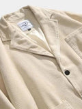 Victor – Winter blazer in velvet – Beige / XL