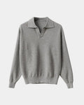 Viktor – V-neck polo shirt – Almond Green / XL