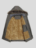 Viktor – Stylish winter parka – Blue / M
