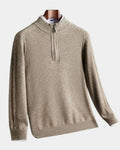 Vilhelm – Basic Half-Zip Jumper – Blue / S