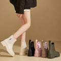 Vilma – Classic Ankle Boots – Pink / 39