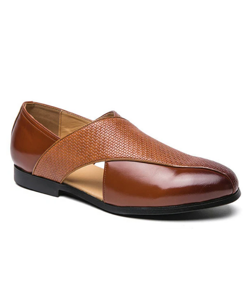 Vintage Leather Loafers – Brown / 38