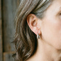 Vintage Mandala Earrings in Silver – image 2