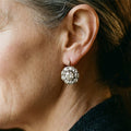 Vintage earrings in gold – image 2