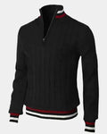 William – High Neck Basic Jumper – Black / XL
