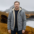 Yellowstone – Stylish ranch jacket with hood – Black / L