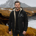 Yellowstone – Stylish ranch jacket with hood – Black / S