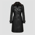 LENA™ | Leather Coat